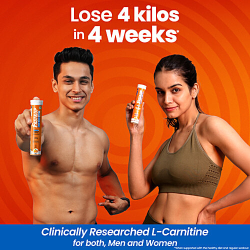 Fast&Up Lean Body Weight Loss Supplement Tablets For Faster Fat Burn, Orange, 20 pcs  Promotes Fat Burning, Supports Healthy Weight Management, Drop Fizz Drink