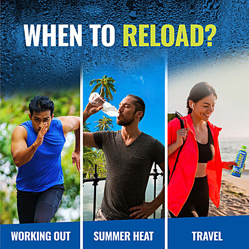 Fast&Up Fast&Up Reload Lemon Blast Energy Drink, 500 ml  Ready To Drink, Instant Hydration, 5 Essential Electrolytes, Less than 1 g Sugar per Serving