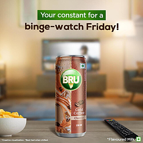 BRU Hazelnut Cold Coffee, 230 ml  Flavoured Milk With Coffee, Smooth