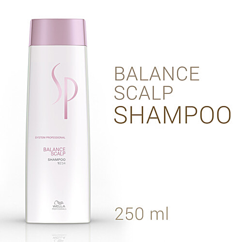 Wella Professionals System Professional Balance Scalp Shampoo For Delicate Scalps, 250 ml For Sensitive Scalps