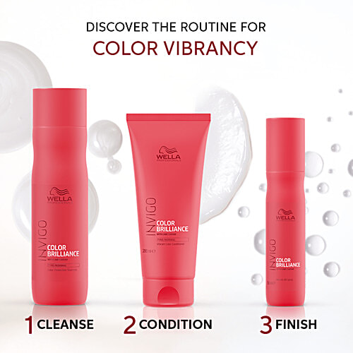 Wella Professionals Invigo Color Brilliance Hair Conditioner - Coarse, 200 ml  For Coarse Hair