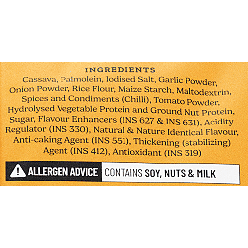 Dobra Smoky Barbeque Tapioca Crisps, 60 g Delightfully crunchy
Smoky Barbecue Flavour