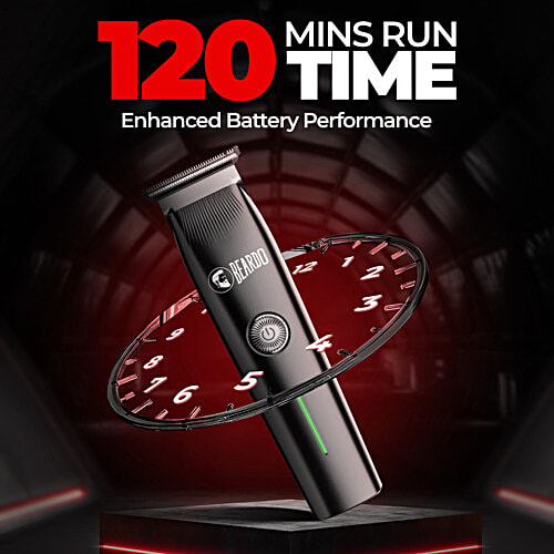 Beardo Ape-X Prime 3 In 1 Multipurpose Trimmer For Men – Beard, Precision, Ear & Nose Trimmer & Type-C Charging, 1 pc  With Stainless Steel Self-Sharpening Blades