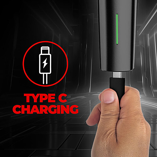 Beardo Ape-X Prime 3 In 1 Multipurpose Trimmer For Men – Beard, Precision, Ear & Nose Trimmer & Type-C Charging, 1 pc  With Stainless Steel Self-Sharpening Blades