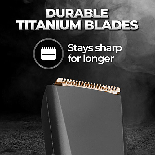 Beardo Chrome Beast Multipurpose Trimmer Set For Men With 40 Length Settings, 6 Attachments, Dock, & 90 Min Runtime, 1 pc  All In 1 Beard, Hair, Body, Precision, Ear, Nose Trimmer