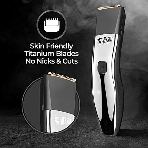 Beardo Chrome Beast Multipurpose Trimmer Set For Men With 40 Length Settings, 6 Attachments, Dock, & 90 Min Runtime, 1 pc  All In 1 Beard, Hair, Body, Precision, Ear, Nose Trimmer