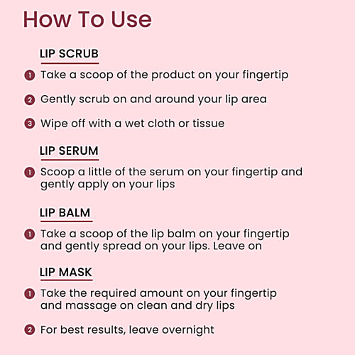 Earth Rhythm Earth Rhythm Lippie Stack, 16 g (4 N x 4 g each) Lip Scrub, Lip Mask, Lip Balm, Lip Serum