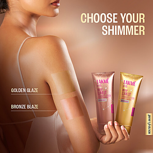 Lakme Lumi Lit Shimmer Lotion, 100 ml Bronze Blaze