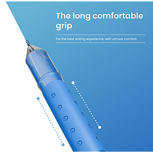 Linc Ocean Gel Pens - 0.55 mm Tip, Blue Ink, 10 pcs  Smooth Writing
 Comfortable Grip