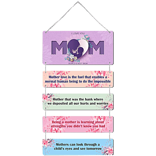 Buy Pearlfiesta Mom Quotes Wall Hanging Home Decor Online at Best Price