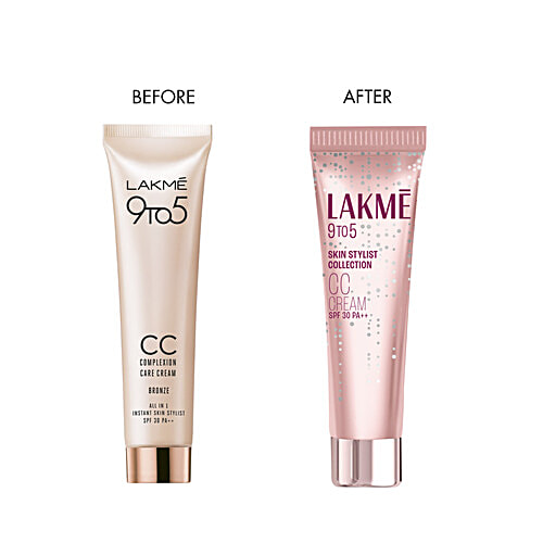 Lakme 9 To 5 CC Cream - SPF 30 PA++, 20 g Bronze Tinted Moisturiser