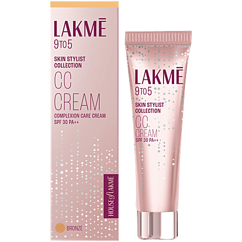 Lakme 9 To 5 CC Cream - SPF 30 PA++, 20 g Bronze Tinted Moisturiser
