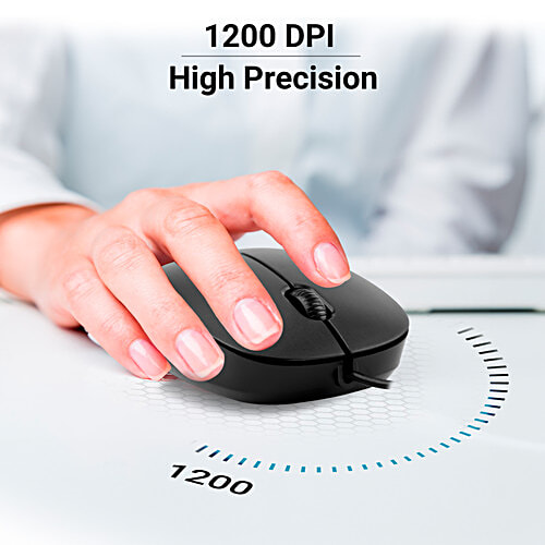 Zebronics MS Optical USB Mouse - Power, 1 pc  