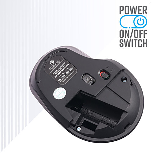 Zebronics KB Combo Wireless Keyboard & Mouse - Companion 200 Black, 2 pcs