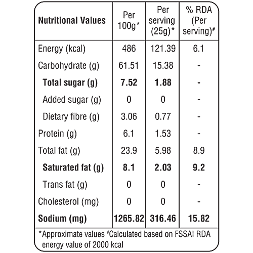 fresho! Hot Chips - Salted Fryums, Wheels, 50 g