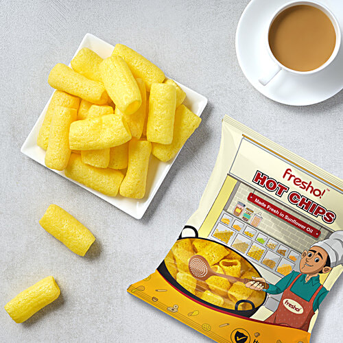 fresho! Hot Chips - Gold Finger, Fryums, 60 g