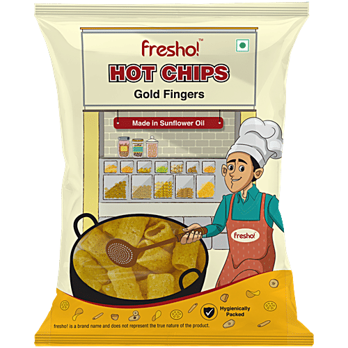 fresho! Hot Chips - Gold Finger, Fryums, 60 g