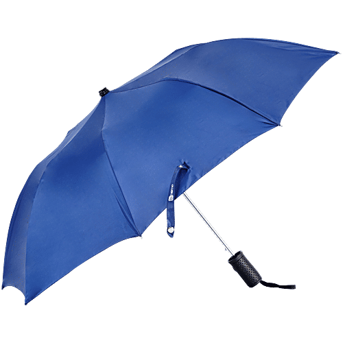 bb home 2 Fold Auto-Open Umbrella - With Fabric Cover, Navy Blue, UV Protection Coating, 1 pc
