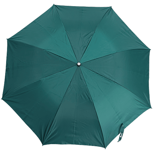 bb home 2 Fold Auto-Open Umbrella - With Fabric Cover, Green, UV Protection Coating, Large, 1 pc