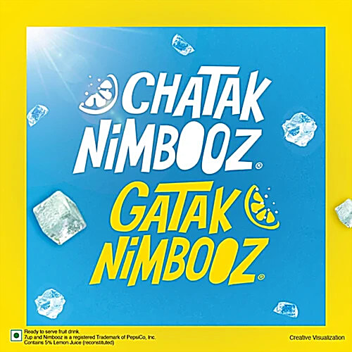 7UP Nimbooz Nimbooz With Lemon Juice, 350 ml  