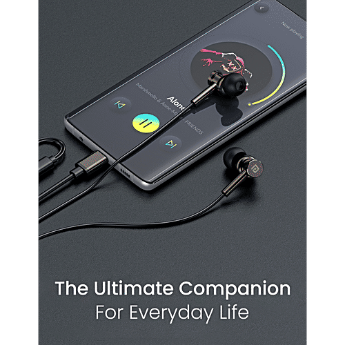 Portronics Conch Tune C Wired Earphones With Type C Connector, 1 pc  