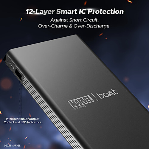 boAt Energyshroom PB300 10000 mAh Power Bank - Marvel Fusion, 1 pc