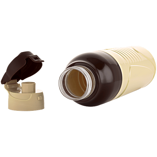 Nakoda Kids PU Insulated Water Bottle, Velar, Cream, 600 ml  