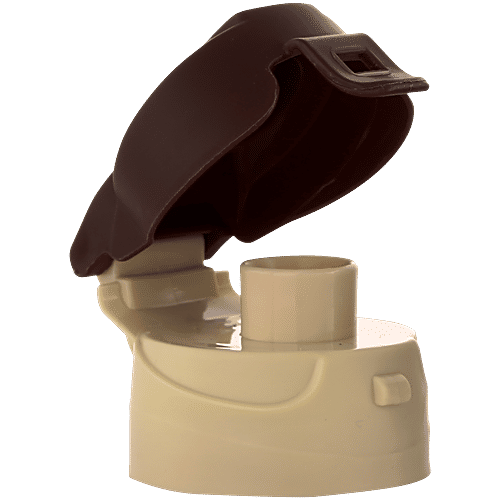 Nakoda Kids PU Insulated Water Bottle, Velar, Cream, 600 ml  