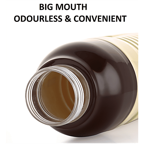 Nakoda Kids PU Insulated Water Bottle, Velar, Cream, 600 ml  