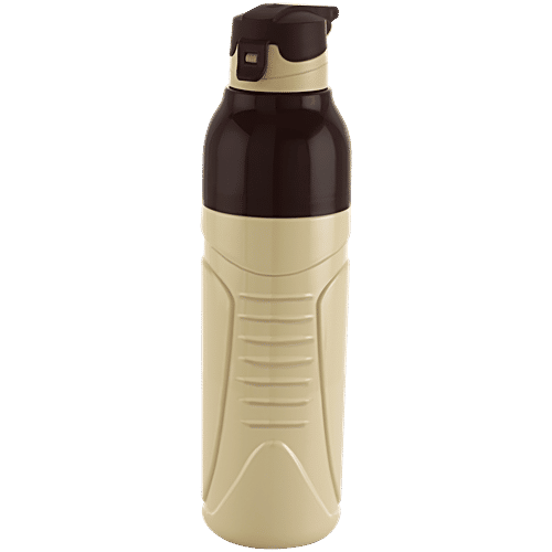 Nakoda Kids PU Insulated Water Bottle, Velar, Cream, 600 ml  