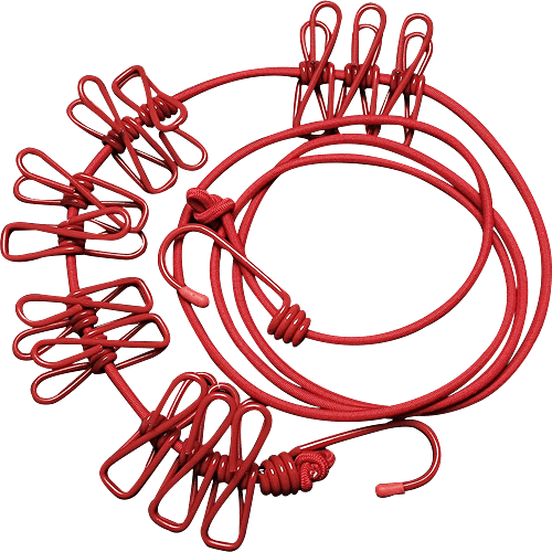 Swastik Stretchable Rope With Metal Clip - Assorted Colours, 1 pc