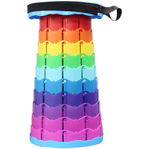 Swastik Folding Extension Stool, 1 pc  25 X 25 X 44 Cm