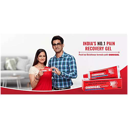 Omnigel Omnigel For Fast Relief From Pain, Sprain & Strain, 100 g