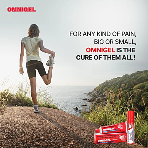 Omnigel Omnigel For Fast Relief From Pain, Sprain & Strain, 100 g