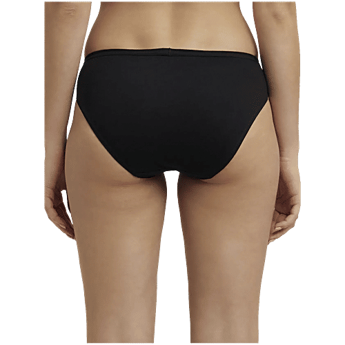 Jockey 1410 Women's Medium Coverage Super Combed Cotton Mid Waist Bikini With Concealed Waistband - Dark Assorted, 3 pcs (Size - L) 