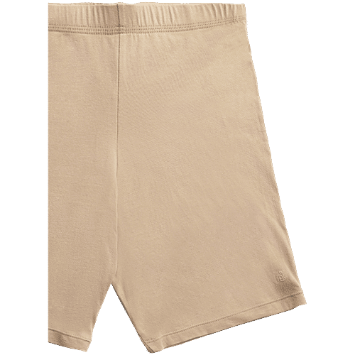 Jockey 1529 Women's High Coverage Super Combed Cotton Elastane Stretch Mid Waist Shorties With Concealed Waistband - Skin, 1 pc (Size - XL) 