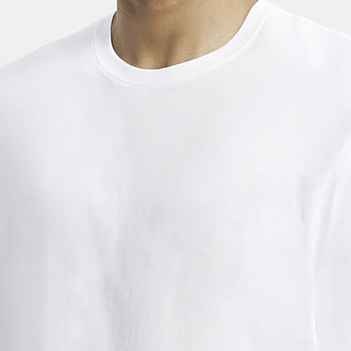 Jockey 2714 Men's Super Combed Cotton Rich Solid Round Neck Half Sleeve T-Shirt - White, 1 pc (Size - L) 