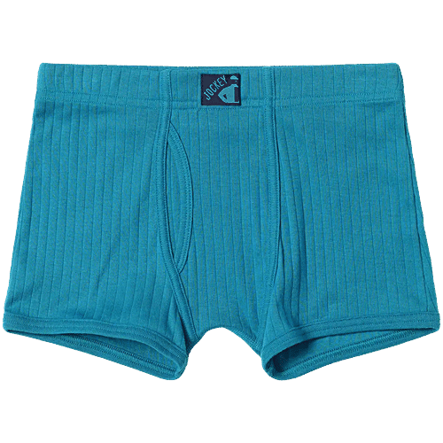 Jockey 3036 Boy's Super Combed Cotton Rib Fabric Solid Trunk With Front Open Fly & Ultrasoft Waistband - Assorted, 3 pcs (9-10 Years) 