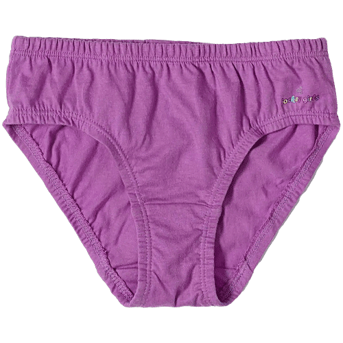 Jockey SG01 Girl's Super Combed Cotton Printed Panty With Ultrasoft Waistband - Print Assorted, 3 pcs (7-8 Years) 