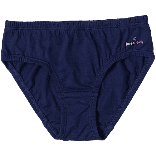 Jockey SG01 Girl's Super Combed Cotton Printed Panty With Ultrasoft Waistband - Print Assorted, 3 pcs (7-8 Years) 