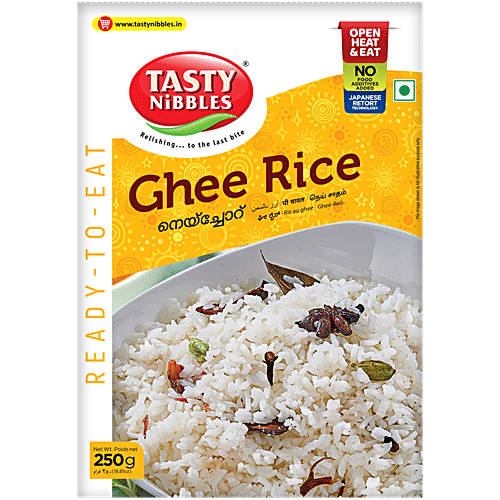 Tasty Nibbles Ready To Eat Ghee Rice, 250 g  
