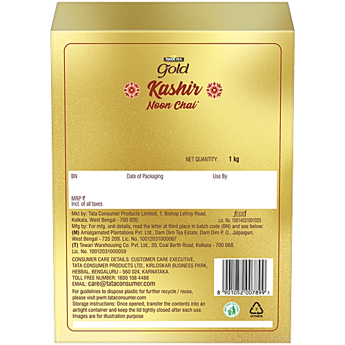 Tata Tea Gold Kashir Noon Chai, 1 kg