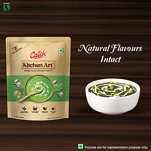 Catch Fresh Palak Gourmet Gravy - Ready To Cook, 100 g Culinary Paste