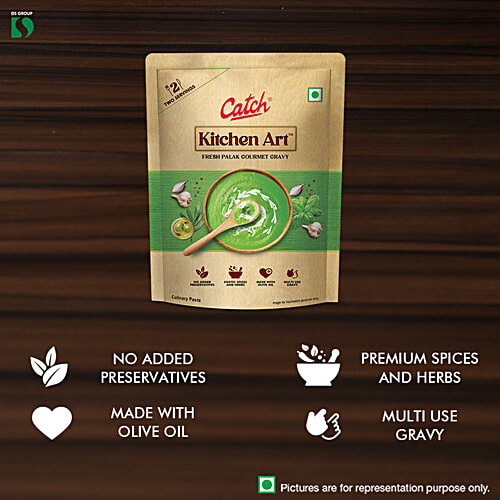 Catch Fresh Palak Gourmet Gravy - Ready To Cook, 100 g Culinary Paste