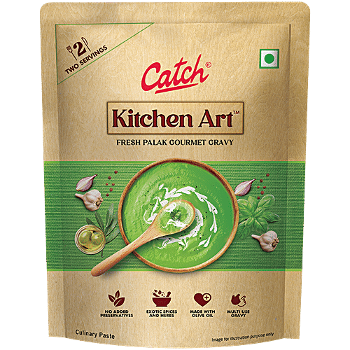 Catch Fresh Palak Gourmet Gravy - Ready To Cook, 100 g Culinary Paste