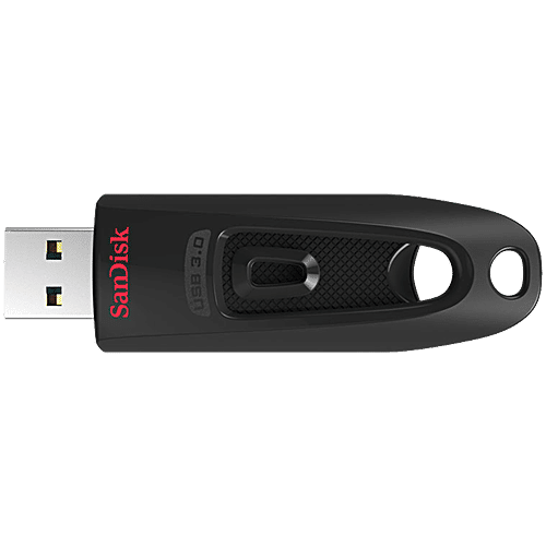 Sandisk 64GB Ultra Flash Drive/Pen Drive - USB 3.0, 1 pc SDCZ48-064G-I35 Read Speed upto 130mbps, Pen Drive, Flash Drive, USB Drive