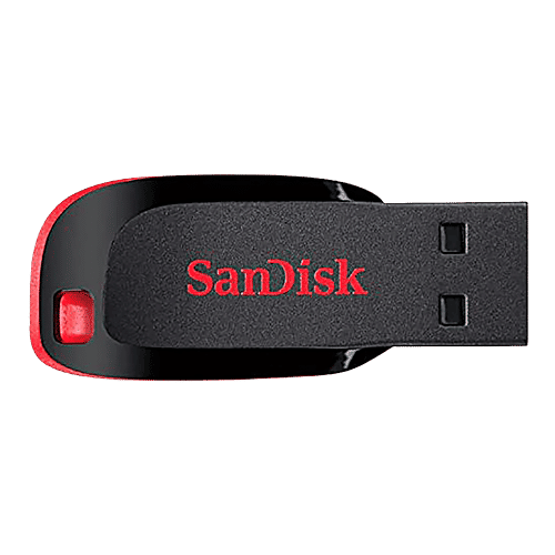 Sandisk SanDisk Cruzer Blade 64GB USB (2.0) Pen Drive (High-Capacity Drive, Red), 1 Unit SDCZ50-064G-I35