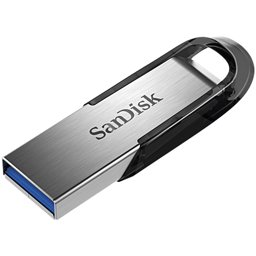 Sandisk 64GB Ultra Flair Pen Drive/Flash Drive - USB 3.0, Metal, 1 pc SDCZ73-064G-I35 