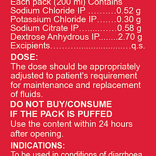 Prolyte ORS Mixed Fruit Electrolyte Drink, 200 ml Tetra Pak Instant Hydration, Low Calorie Drink, WHO Recommended Formula
