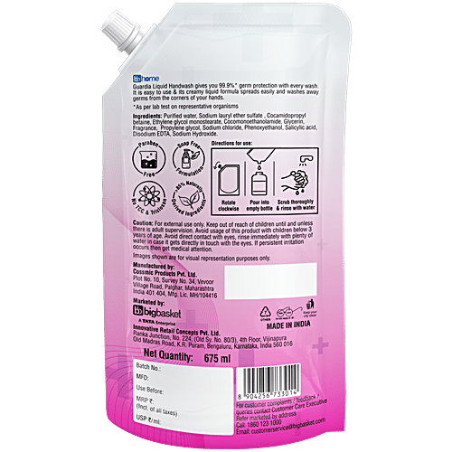 bb home Guardia Skincare Handwash, 675 ml